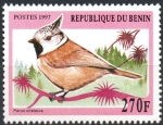 Stamps Benin -  PARUS  CRISTATUS