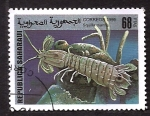 Stamps Morocco -  Squilla mantis