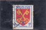 Sellos de Europa - Francia -  ESCUDO- condado Venaissin