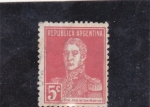 Stamps Argentina -  Gral. José de San Martín