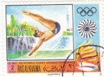 Stamps United Arab Emirates -  JUEGOS OLIMPICOS MUNICH,72