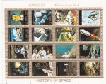 Stamps United Arab Emirates -  AERONAUTICA- HISTORIA DEL ESPACIO