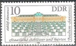 Sellos de Europa - Alemania -  Palacios y Jardines Públicos de Potsdam-Palacio Sanssouci-DDR.