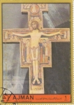 Stamps United Arab Emirates -  CRISTO CRUCIFICADO