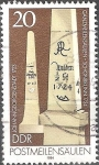 Stamps Germany -  Hitos postales-DDR.