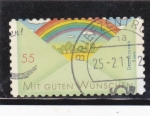 Stamps Germany -  CON BUENOS DESEOS