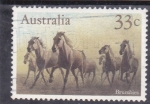 Sellos de Oceania - Australia -  CABALLOS SALVAJES- BRUMBIES