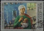 Stamps Russia -  Rusia URSS 1978 Scott 4685 Sello Nuevo Pintura Petrow-Wodkin Mujer dando de comer a niño