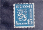 Stamps Finland -  LEÓN RAMPANTE