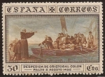 Sellos de Europa - Espaa -  Despedida en Puerto de Palos  1930  30 cents