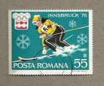 Sellos de America - Rumania -  Olimpiadas invierno Innsbruck 1976