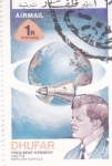 Stamps Oman -  PRESIDENTE KENNEDY Y CAPSULA MERCURIO