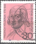 Stamps Angola -  200 aniv del nacimiento de Friedrich Hölderlin (poeta).