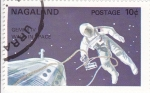 Stamps Nagaland -  AERONAUTICA- GEMINIS IV,ASTRONAUTA EN EL ESPACIO