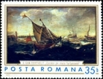 Stamps Romania -  Pinturas Marinas