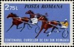 Stamps Romania -  Centenario de las carreras de caballos en Rumania