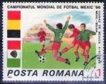 Sellos de Europa - Rumania -  Football World Cup, Mexico 1986