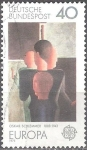 Stamps Germany -  EUROPA, CEPT.Pintura 