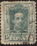 Sellos de Europa - Espa�a -  Alfonso XIII. Tipo Vaquer  1922 15 cents TipaA