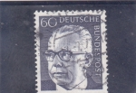 Stamps Germany -  presidente Heineman