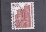 Stamps Germany -  edificio en Dresden