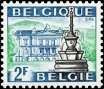 Stamps Belgium -  Turismo, Fuente y Kursaal, Spa