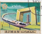 Stamps United Arab Emirates -  EXPO`70 OSAKA