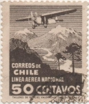 Sellos de America - Chile -  Y & T Nº 26  Aéreo