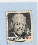 Sellos de America - Estados Unidos -  Einsenhower