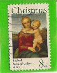 Stamps United States -  Navidad