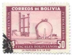 Stamps Bolivia -  En homenaje a Yacimientos Petroliferos Fiscales Bolivianos