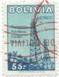 Stamps Bolivia -  En homenaje a Yacimientos Petroliferos Fiscales Bolivianos