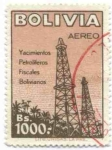 Sellos de America - Bolivia -  En homenaje a Yacimientos Petroliferos Fiscales Bolivianos