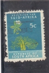 Sellos de Africa - Sudfrica -  FLOR DE BAOBAB