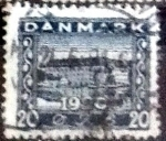 Stamps Denmark -  Scott#157 intercambio, 0,35 usd, 20 cents. 1920