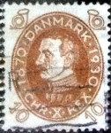 Stamps Denmark -  Scott#213 intercambio, 0,25 usd, 10 cents. 1930