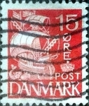 Stamps Denmark -  Scott#238A intercambio, 0,25 usd, 15 cents. 1933