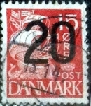 Stamps Denmark -  Scott#271 intercambio, 0,25 usd, 20s.15 cents. 1940