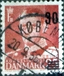 Stamps Denmark -  Scott#358 intercambio, 0,20 usd, 30s.25 cents. 1956