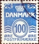 Stamps Denmark -  Scott#691 intercambio, 0,35 usd, 100 cents. 1983