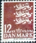 Stamps Denmark -  Scott#649 intercambio, 0,55 usd, 12 coronas 1981