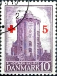 Stamps Denmark -  Scott#B14 mxb intercambio, 0,25 usd, 10+5 cents.p 1944