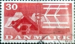 Stamps Denmark -  Scott#372 intercambio, 0,20 usd, 30 cents. 1960