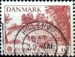 Stamps Denmark -  Scott#600 intercambio, 0,45 usd, 1 corona 1977