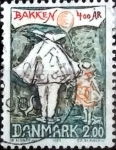 Stamps Denmark -  Scott#733 intercambio, 0,30 usd, 2,00 coronas 1983