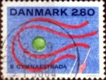 Stamps Denmark -  Scott#840 intercambio, 0,25 usd, 2,80 coronas 1987