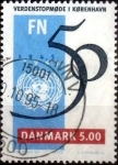 Stamps Denmark -  Scott#1021 intercambio, 0,45 usd, 5,00 coronas 1995