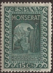 Sellos de Europa - Espaa -  IX Cent Fundación Monasterio de Montserrat  1931  15 cents