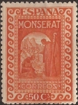 Stamps Spain -  IX Cent Fundación Monasterio de Montserrat  1931 50 cents