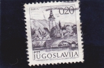 Stamps Yugoslavia -  valle de Borhinj